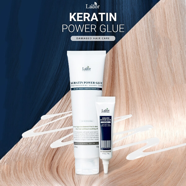 Кератиновая сыворотка-клей для улучшения структуры секущихся кончиков волос Lador Keratin Power Glue